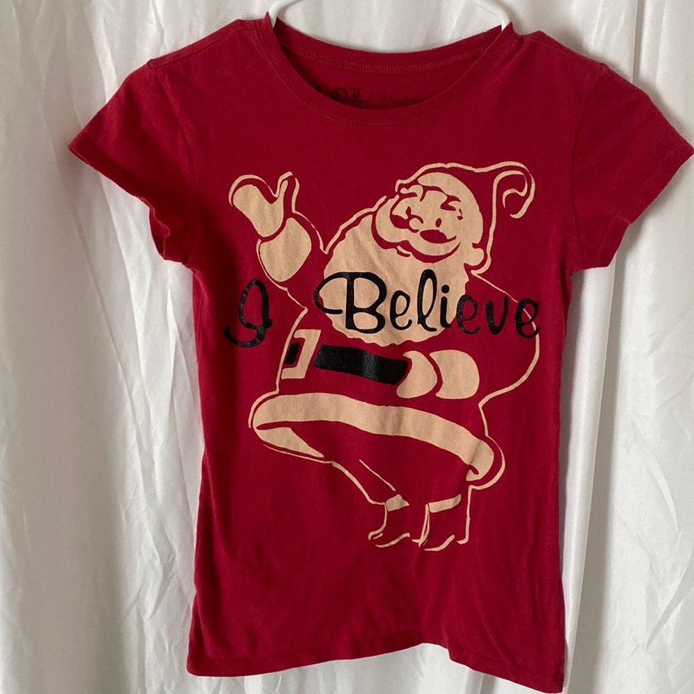 I believe santa Christmas shirt - Picture 1 of 4